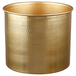 Ikea VINDFLÄKT Plant pot/Vase, gold, color 10 " BRAND NEW 904.256.31 NEW